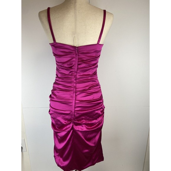Dolce and Gabbana Silk Ruched Dress Sz:42 - Picture 6 of 15